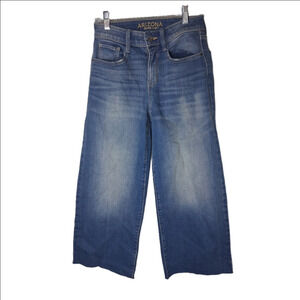 Arizona Jean Company Size 1 Denim Wide Leg Jeans Womens